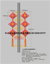 LED 大单耳方形中国结景观灯