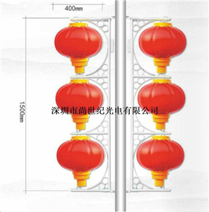 LED 磨砂灯笼400MM3连串