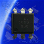 6PIN 贴片型EL3061S1(TA)双向可控硅光耦