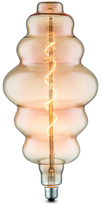 HL1 Decorative spiral LED filament bulb dimmable