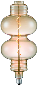 HL2 Decorative spiral LED filament bulb dimmable