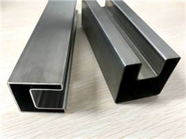 Stainless Steel Square Slot Tube for Glass Railing