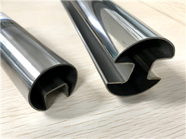 Stainless Steel Round Slot Tube for Glass Fence