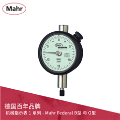 ANSI/AGD 机械指示表 1 系列 - Mahr Federal B型 与 O型