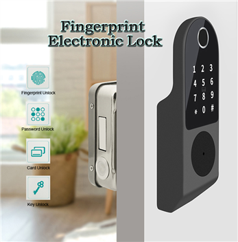 WAFU WF-014D Outdoor Fingerprint Door Lock Smart Locks Password IC Card Keyless Enter Electronic Loc