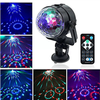 LED Crystal Car Small Magic Ball Disco Light