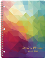 Student Planner 2020-2021 - School Planner with Stickers, July 2020-June 2021, 8.4