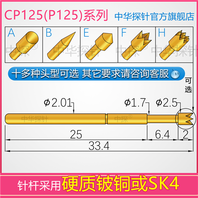CP125  常用功能探针