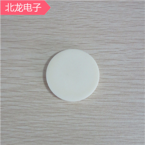 无孔99氧化铝陶瓷片Φ36*4mm圆形陶瓷片LED专用