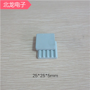 碳化硅陶瓷25*25*5mm路由器散熱片厚度3mm/5mm/10MM微孔陶瓷散熱片