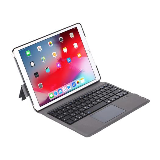 T1092 适用于 iPad 7代 10.2寸蓝牙键盘保护套 超薄一体带触控板