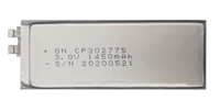 锂锰软包电池CP302775-1450mAh
