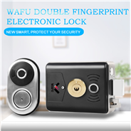 WAFU WF-014B Double Fingerprint Outdoor Lock Stainless Steel Electronic Fingerprint Door Lock for Ho