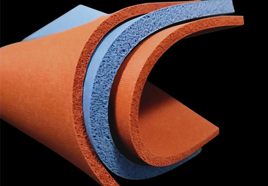 Silicone rubber foam sheet