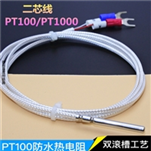 二线PT1000 PT100 铂电阻温度传感器防水热电阻