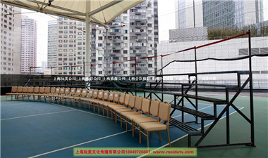 上海合影架租赁大合影集体照台阶出租多层孤行不锈钢站架