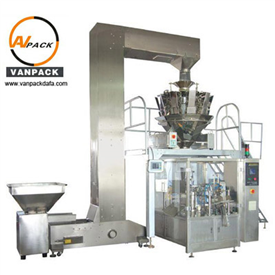 10 Heads Weigher Pre-made Bag Packing Machine