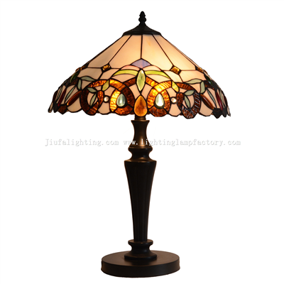 TL160119 Victorian Style Tiffany Table Lamp