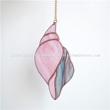 Sea Shell Stained Glass Suncatcher