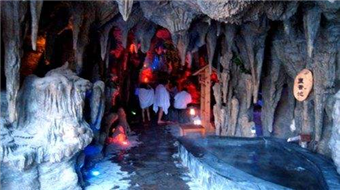 人造溶洞施工仿真溶洞餐廳spa制作洞穴房施工