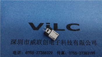 威联创MICRO 2PIN 公头 单充电USB公头+磷铜端子*青铜针
