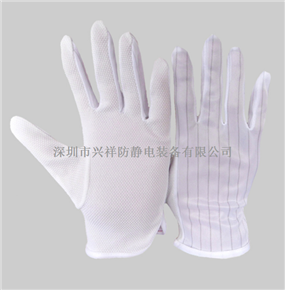 供应防静电点胶手套 防静电涂掌手套 防静电手套 防静电无尘手套（图片）生产厂家