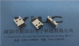  USB-AM+MICRO SD-TF卡座 二合一OTG