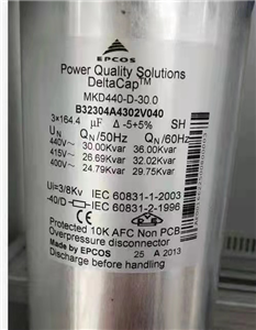 PFC电容 电力电容 B32304A4302V040 MKD440-D-30 30KVAR 440VAC