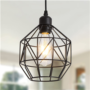 Industrial Pendant Lighting Ceiling ，Vintage Ceiling Light Fitting，E27 Lamp Holder for Dining Room K