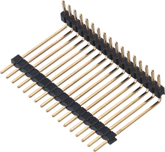 2.0mm Pin Header, Board Spacer, Single Row, Straight/Right Angle