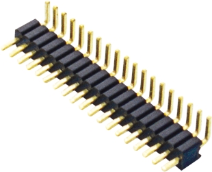 2.54mm pin header H1.5 H1.7 H2.0 H2.5 Single Row single Plastic right angle