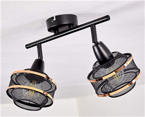Modern Metal Black Copper Adjustable Spotlights Ceiling Light