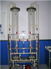 0.5T反渗透+混床超纯水设备 混合离子交换器 有机玻璃离子交换柱