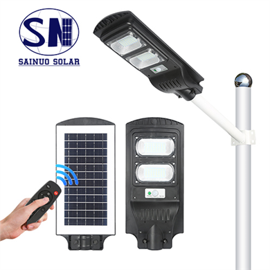 Stand alone waterproof solar lighting all in one outdoor integrated led solar street lights