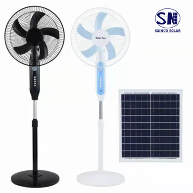 solar energy floor fan with remote control