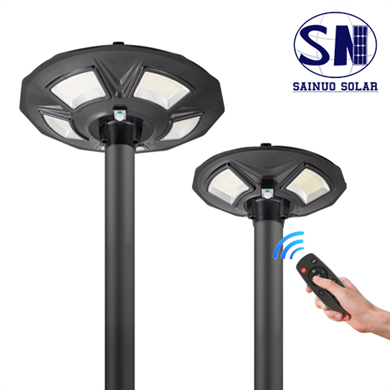 UFO Waterproof Ip65 Outdoor Integrated ABS Motion Sensor 150w 300w All In One LED Solar Street Light