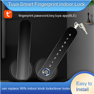 WF-017B Tuya Smart Door Lock Digital Key Indoor Door Lock Remote Control Wooden Lock Electronic