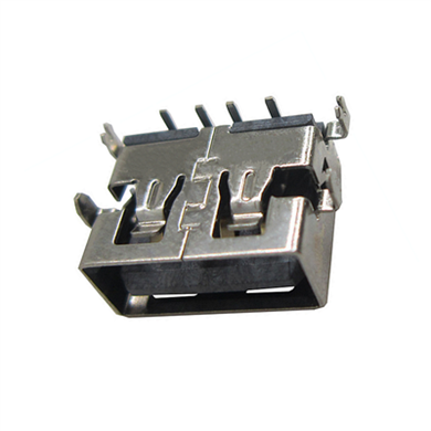 USB AF母座沉板1.1四脚插板11.0