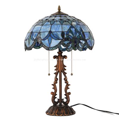 TL160028 Baroque tiffany style table lamp