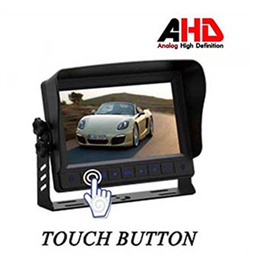 7 inch touch button car rear view AHD monitor