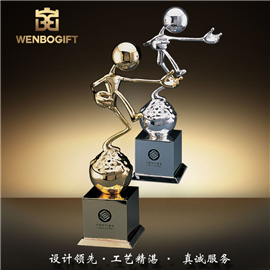 WB-171011个性化人物奖杯深圳市文博工艺制品有限公司定制