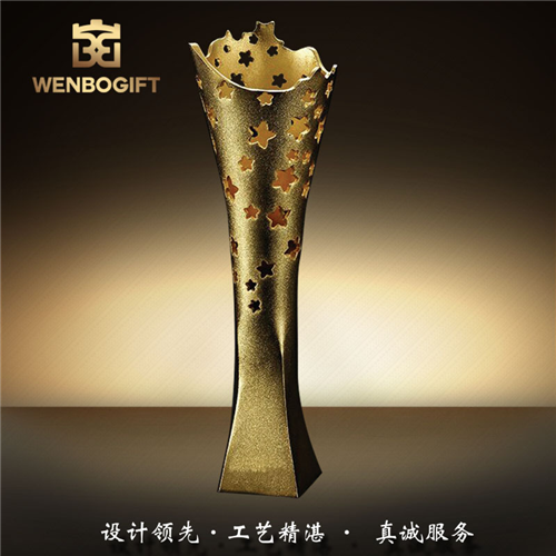 WB-171017设计独特五角星奖杯深圳市文博工艺制品有限公司