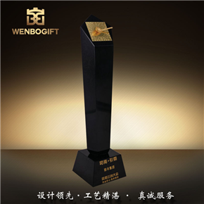 WB-171170技術領先獎杯，新世紀最佳人物獎杯，科技創新獎杯，深圳市文博工藝制品有限公司定制