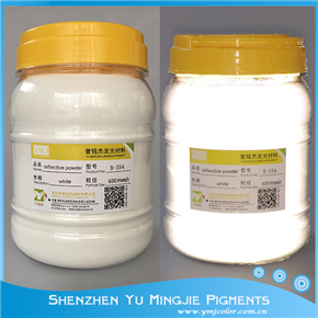 MJ-B354 White Color Micron Reflective Glass Beads Powder (350-400mesh)