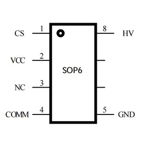 LN8K05 非隔离ACDC芯片 输入80-380V 输出250mA电流 