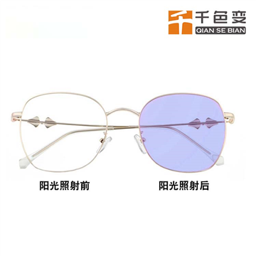 高透明光变粉OP高透光变颜料用于眼镜化妆品盖遇紫外线变色材料
