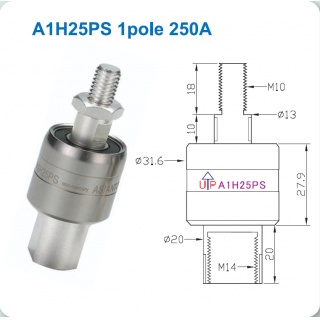 台湾asiantool水银滑环A1H25PS大陆授权代理