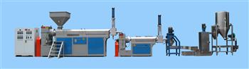 HDPE Vertical(Horizontal) Double Stage Water-ring Hot Cutting Granulating Line