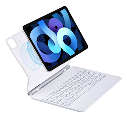 X7 White Color Magnic keyboard with Trackpad for iPad air 4 /5 pro 11 inch