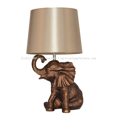 TRF090003 Sitting Elephant Fabric Table Light